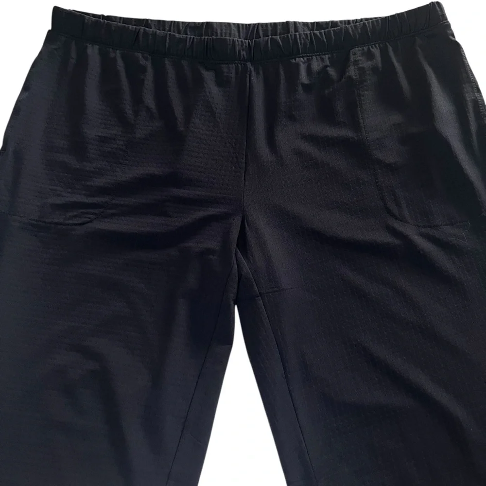 IBKUL IBKomfortable Size XL Straight-leg jogger Black Pants with Pockets - Picture 13 of 14